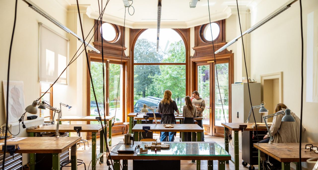 Atelier in het parkhuis